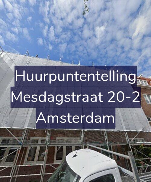 Foto gevel Huurpuntentelling voor Mesdagstraat 20-2, Amsterdam