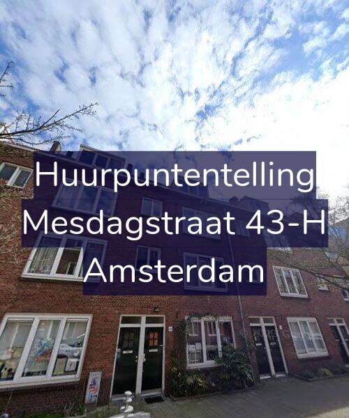 Foto gevel Huurpuntentelling voor Mesdagstraat 43-H, Amsterdam