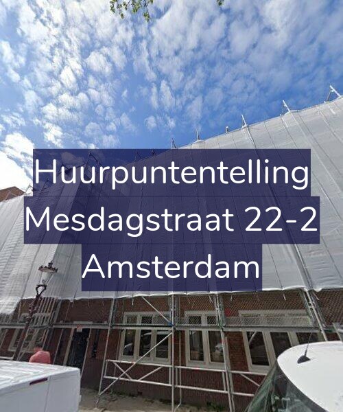 Foto gevel Huurpuntentelling voor Mesdagstraat 22-2, Amsterdam