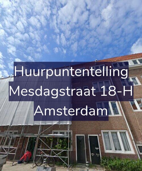 Foto gevel Huurpuntentelling voor Mesdagstraat 18-H, Amsterdam