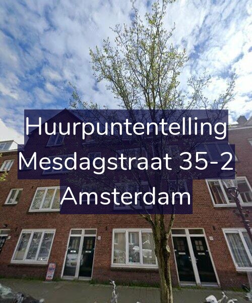 Foto gevel Huurpuntentelling voor Mesdagstraat 35-2, Amsterdam