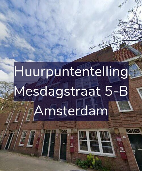 Foto gevel Huurpuntentelling voor Mesdagstraat 5-B, Amsterdam
