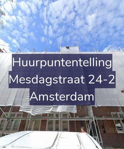 Foto gevel Huurpuntentelling voor Mesdagstraat 24-2, Amsterdam