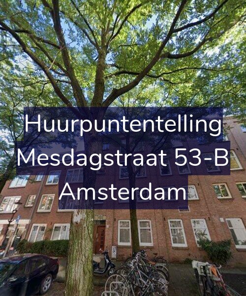 Foto gevel Huurpuntentelling voor Mesdagstraat 53-B, Amsterdam