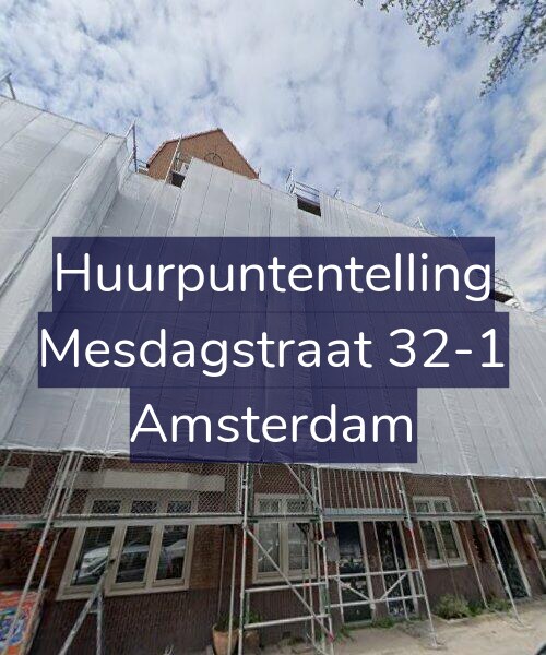 Foto gevel Huurpuntentelling voor Mesdagstraat 32-1, Amsterdam