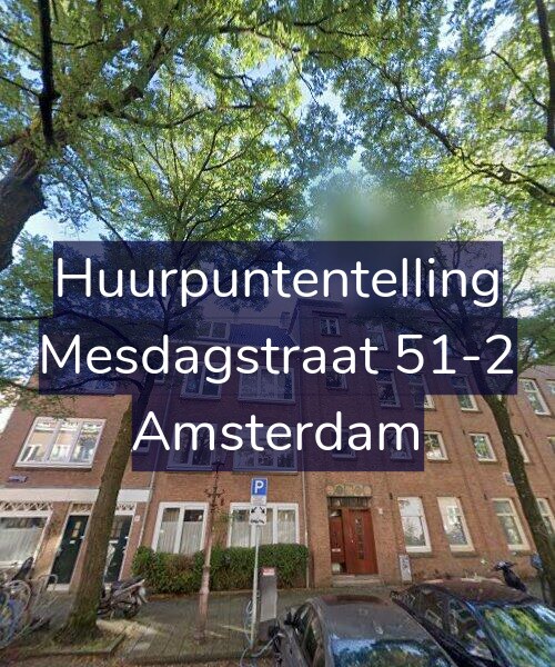 Foto gevel Huurpuntentelling voor Mesdagstraat 51-2, Amsterdam