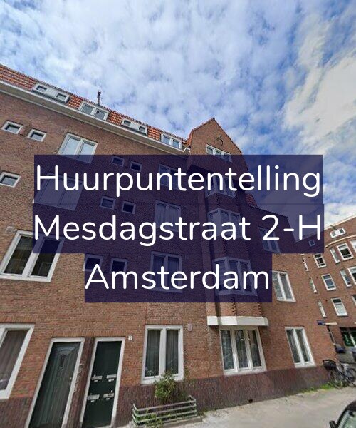 Foto gevel Huurpuntentelling voor Mesdagstraat 2-H, Amsterdam