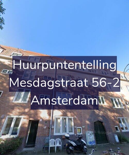 Foto gevel Huurpuntentelling voor Mesdagstraat 56-2, Amsterdam
