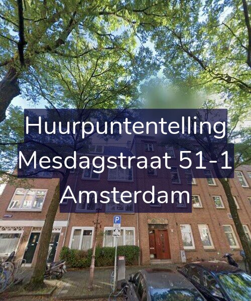 Foto gevel Huurpuntentelling voor Mesdagstraat 51-1, Amsterdam