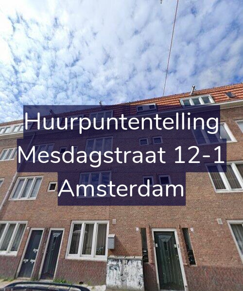 Foto gevel Huurpuntentelling voor Mesdagstraat 12-1, Amsterdam