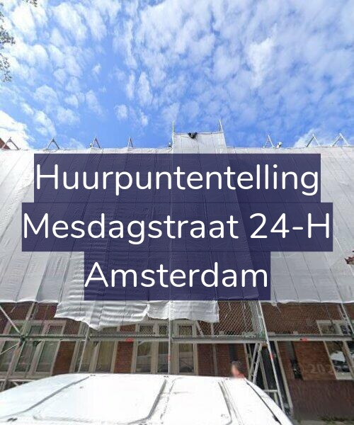 Foto gevel Huurpuntentelling voor Mesdagstraat 24-H, Amsterdam