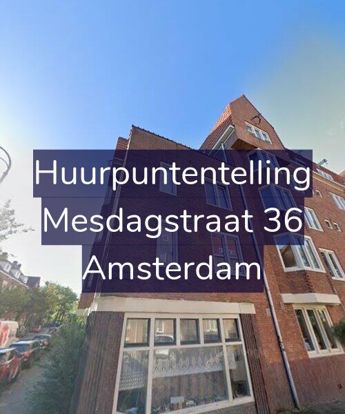 Foto gevel Huurpuntentelling voor Mesdagstraat 36, Amsterdam