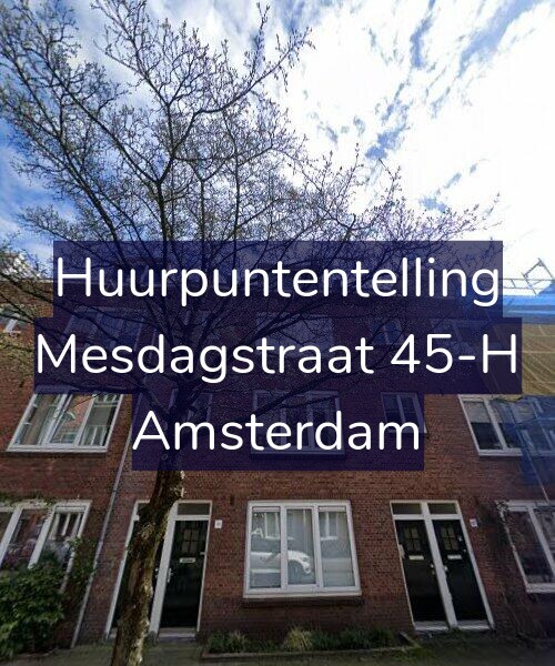 Foto gevel Huurpuntentelling voor Mesdagstraat 45-H, Amsterdam