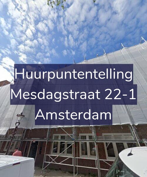 Foto gevel Huurpuntentelling voor Mesdagstraat 22-1, Amsterdam