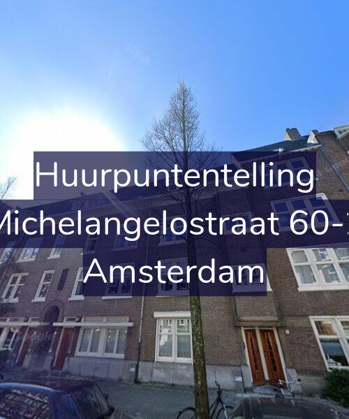 Foto gevel Huurpuntentelling voor Michelangelostraat 60-2, Amsterdam