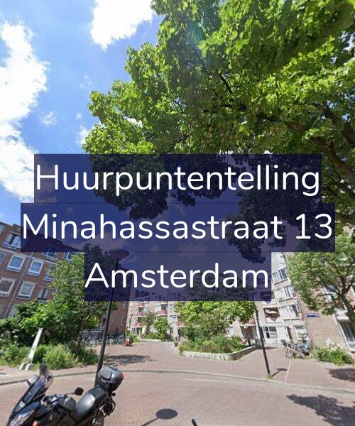 Foto gevel Huurpuntentelling voor Minahassastraat 13, Amsterdam