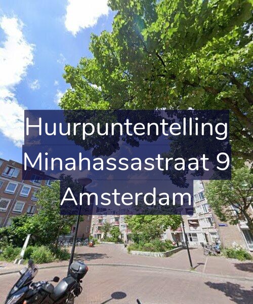 Foto gevel Huurpuntentelling voor Minahassastraat 9, Amsterdam