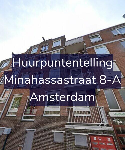 Foto gevel Huurpuntentelling voor Minahassastraat 8-A, Amsterdam
