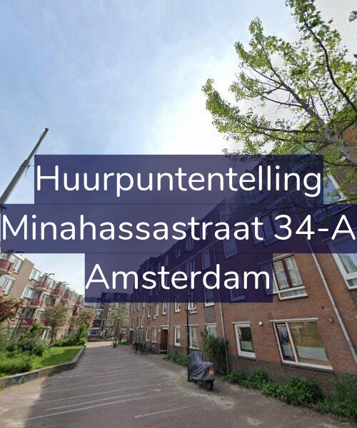 Foto gevel Huurpuntentelling voor Minahassastraat 34-A, Amsterdam