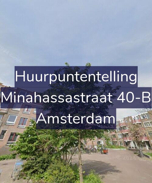 Foto gevel Huurpuntentelling voor Minahassastraat 40-B, Amsterdam