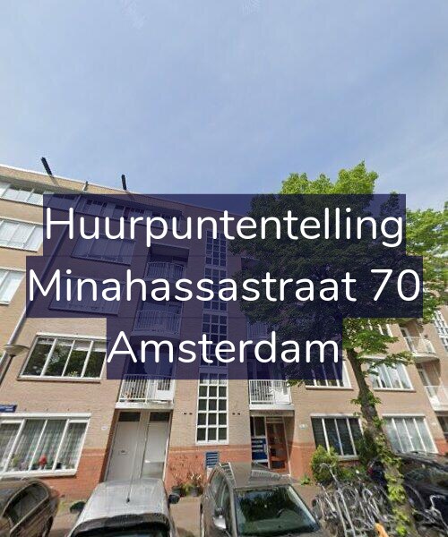 Foto gevel Huurpuntentelling voor Minahassastraat 70, Amsterdam
