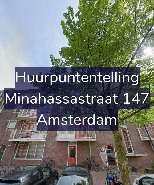 Foto gevel Huurpuntentelling voor Minahassastraat 147, Amsterdam