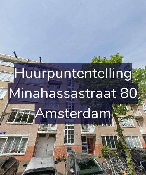 Foto gevel Huurpuntentelling voor Minahassastraat 80, Amsterdam