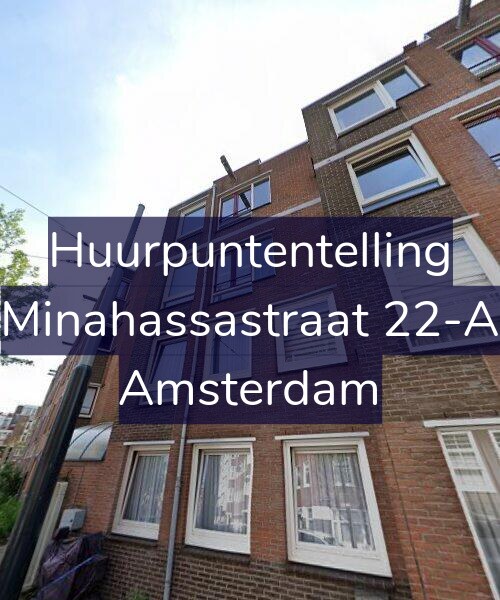Foto gevel Huurpuntentelling voor Minahassastraat 22-A, Amsterdam
