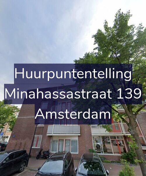 Foto gevel Huurpuntentelling voor Minahassastraat 139, Amsterdam