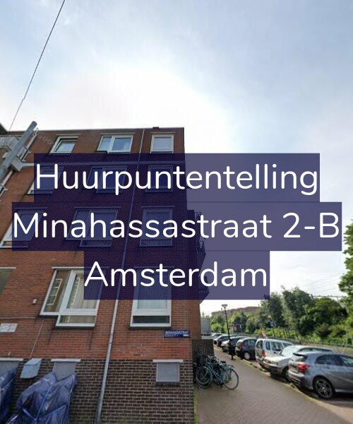 Foto gevel Huurpuntentelling voor Minahassastraat 2-B, Amsterdam