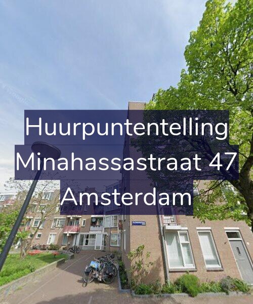 Foto gevel Huurpuntentelling voor Minahassastraat 47, Amsterdam