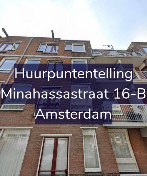 Foto gevel Huurpuntentelling voor Minahassastraat 16-B, Amsterdam