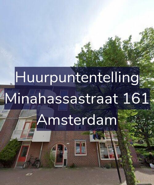 Foto gevel Huurpuntentelling voor Minahassastraat 161, Amsterdam