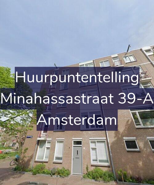 Foto gevel Huurpuntentelling voor Minahassastraat 39-A, Amsterdam