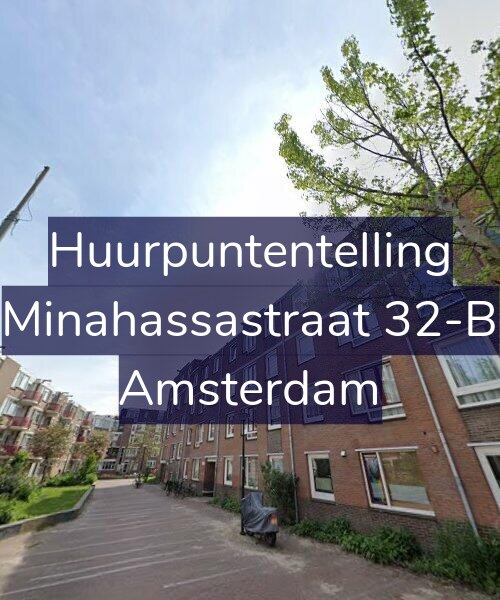 Foto gevel Huurpuntentelling voor Minahassastraat 32-B, Amsterdam