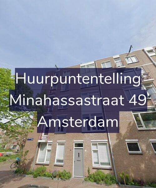 Foto gevel Huurpuntentelling voor Minahassastraat 49, Amsterdam