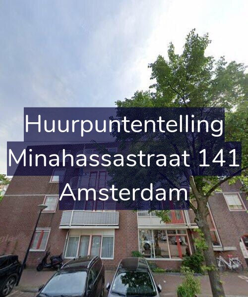 Foto gevel Huurpuntentelling voor Minahassastraat 141, Amsterdam