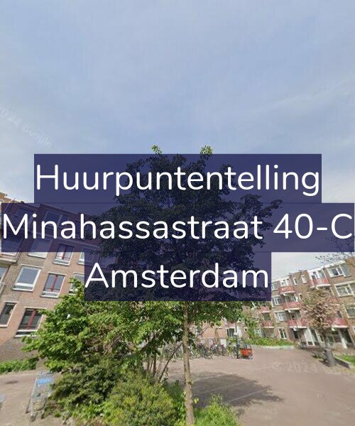 Foto gevel Huurpuntentelling voor Minahassastraat 40-C, Amsterdam