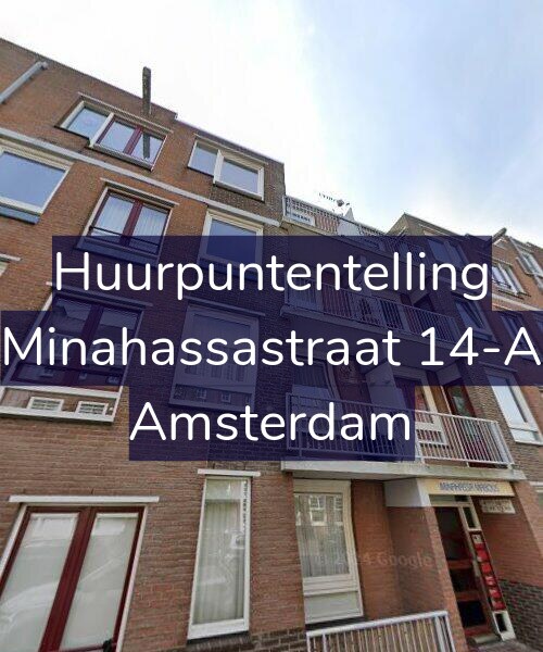 Foto gevel Huurpuntentelling voor Minahassastraat 14-A, Amsterdam