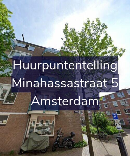 Foto gevel Huurpuntentelling voor Minahassastraat 5, Amsterdam
