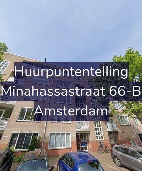 Foto gevel Huurpuntentelling voor Minahassastraat 66-B, Amsterdam