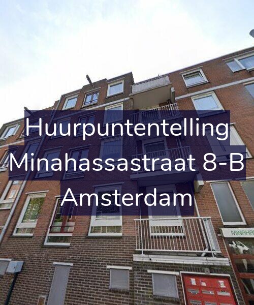 Foto gevel Huurpuntentelling voor Minahassastraat 8-B, Amsterdam