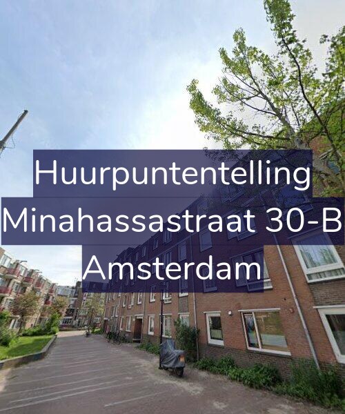 Foto gevel Huurpuntentelling voor Minahassastraat 30-B, Amsterdam