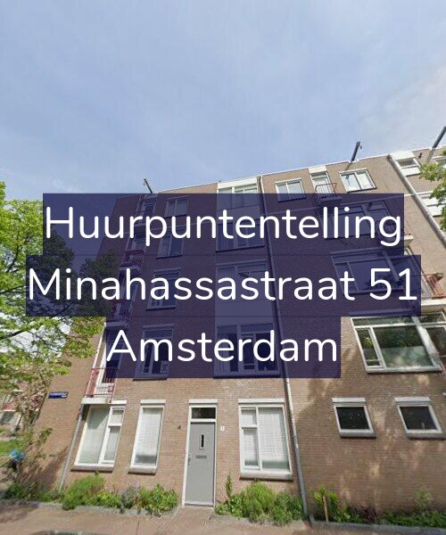 Foto gevel Huurpuntentelling voor Minahassastraat 51, Amsterdam