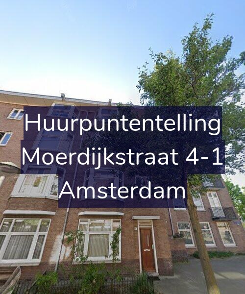 Foto gevel Huurpuntentelling voor Moerdijkstraat 4-1, Amsterdam
