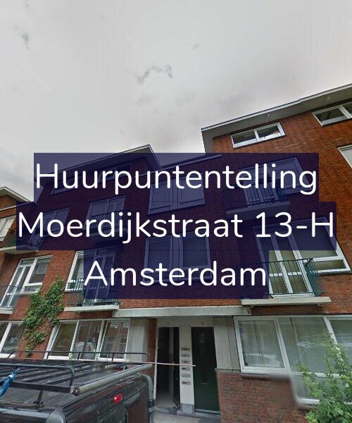 Foto gevel Huurpuntentelling voor Moerdijkstraat 13-H, Amsterdam