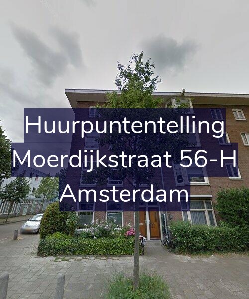 Foto gevel Huurpuntentelling voor Moerdijkstraat 56-H, Amsterdam