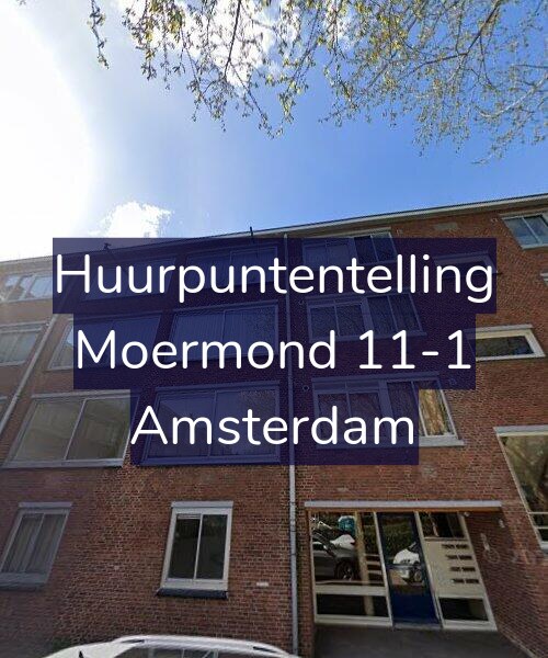 Foto gevel Huurpuntentelling voor Moermond 11-1, Amsterdam