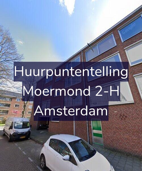 Foto gevel Huurpuntentelling voor Moermond 2-H, Amsterdam