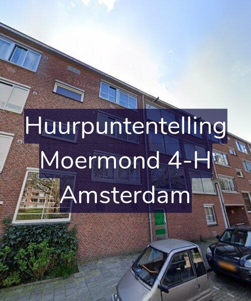Foto gevel Huurpuntentelling voor Moermond 4-H, Amsterdam